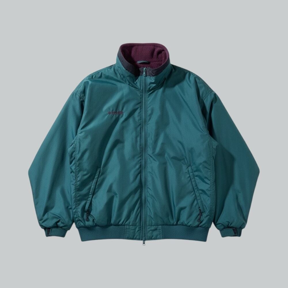 Vintage COLUMBIA Mens Nylon Full Zip Bomber Jacket Teal Size XL Outdoor Gorpcore